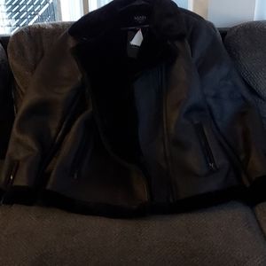 Black men's coat 3x